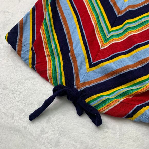 VTG Helen Sue Long Womens XS Sleeve Primary Rainbow V Turtleneck Psychedelic 70s - Picture 3 of 10